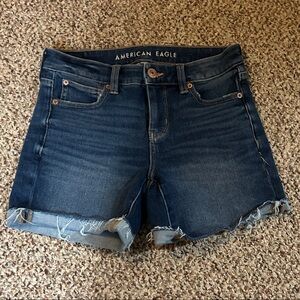 American Eagle Outfitters Dark Blue Jean Shorts